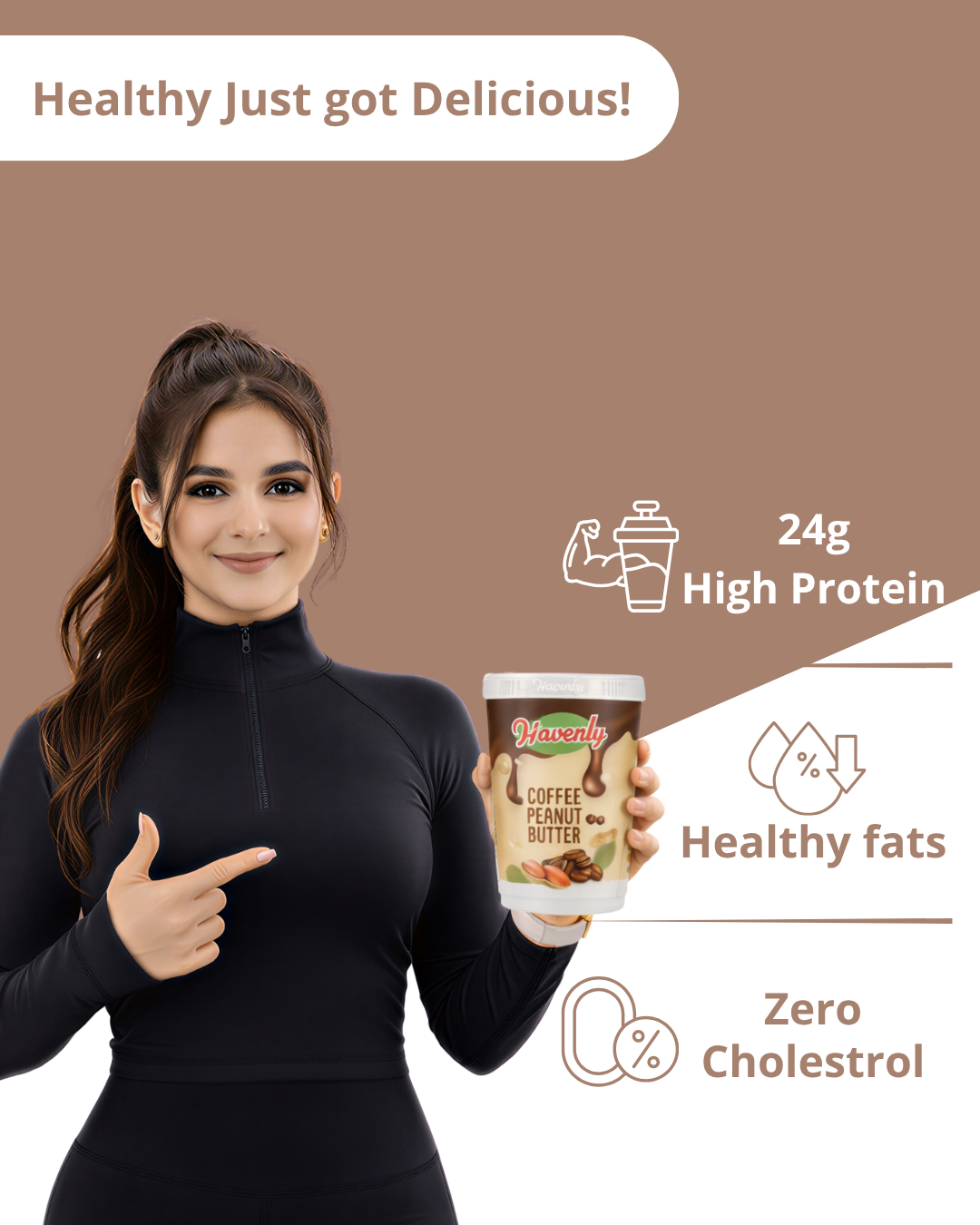 High Protein Coffee Peanut Butter - 500g