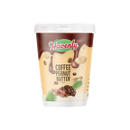 Container of Havenly Coffee Peanut Butter on a white background
